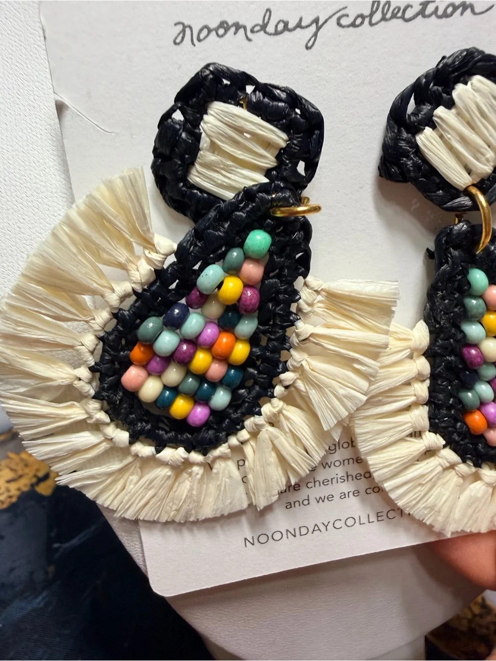 Noonday Collection Gulal earrings NWT!